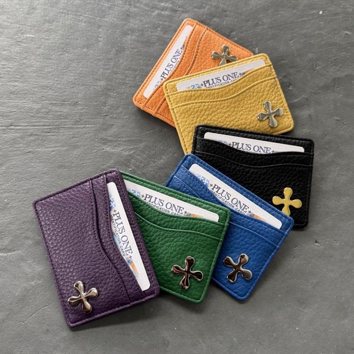FACE CARD ONLY HOLDER - BURGUNDY